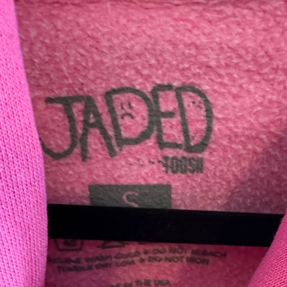 Toosii Merch Pink Jaded Hoodie Official Merch NWOT - Picture 2 of 5